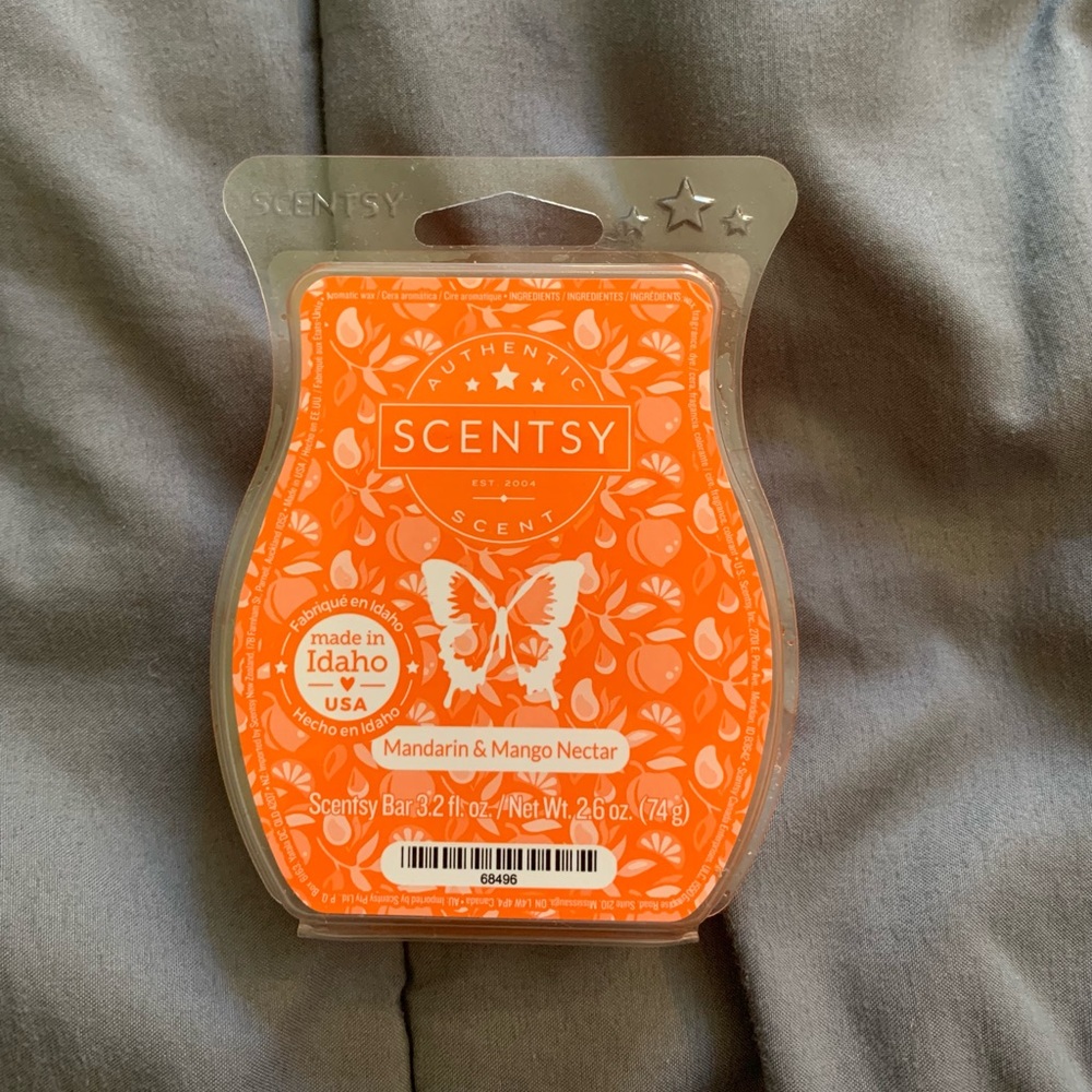 Mandarin and mango nectar wax